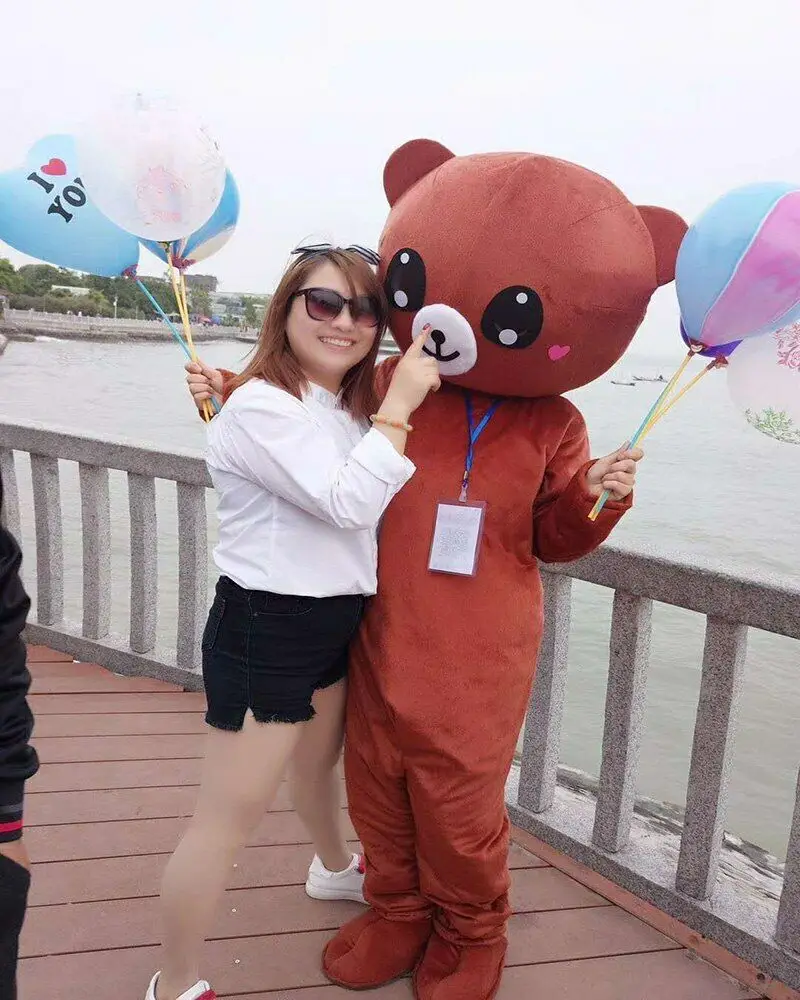 Костюм Rilakkuma BearMascot; костюмы для косплея; вечерние костюмы для игр; одежда для карнавала, Хэллоуина, Рождества, Пасхи; костюм для взрослых