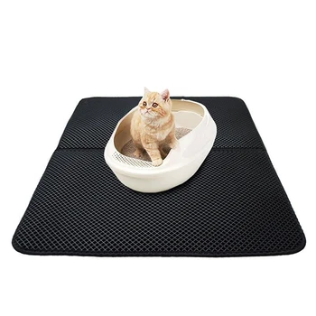

2020 Waterproof High Elastic Pet Pad Little Hand Gift Cat Litter Shovel Mat Safety Litter Mat
