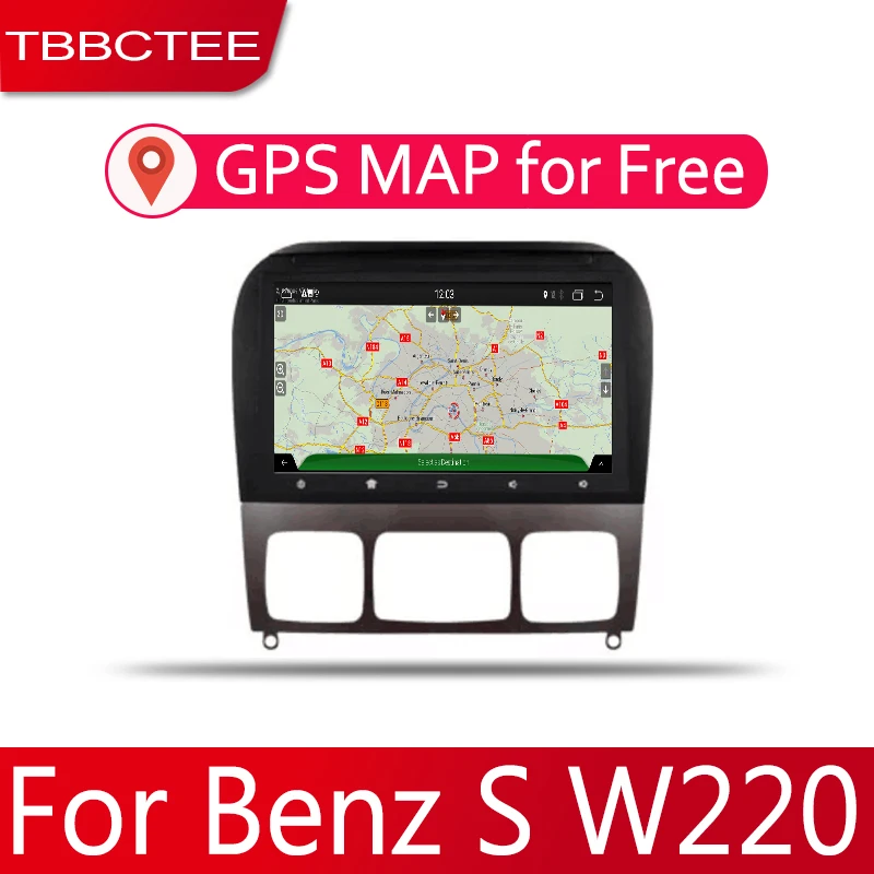 Android 2 Din Автомобильный Радио мультимедийный видео плеер Авто Стерео gps карта для Mercedes Benz S Class W220 1995~ 2005 медиа Navi Navigati
