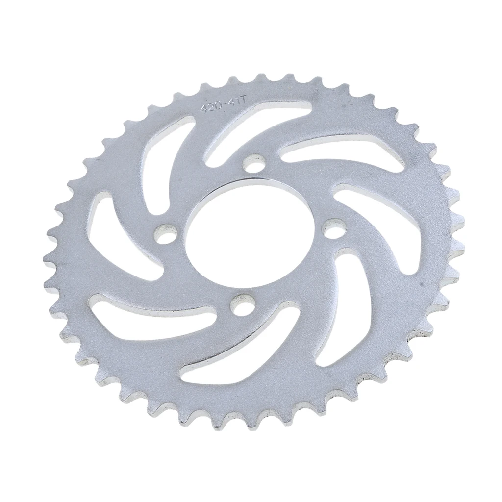 420 52mm 41 Teeth Rear Chain Sprocket for Yamaha 125CC PIT PRO Quad Dirt Bike ATV