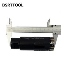 BSRTTOOL 1pc 35mm foret à noyau de diamant avec meuleuse d'angle à filetage 5/8-11 pour diamant carreaux de céramique granit marbre 5