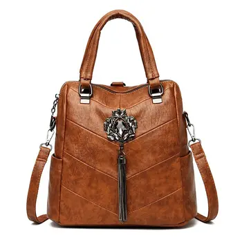 

Designer Backpacks Women High Quality Travel Multifunctional Backpack Woman Leather Handbag Mother Shopping Tote Shoulder Bags