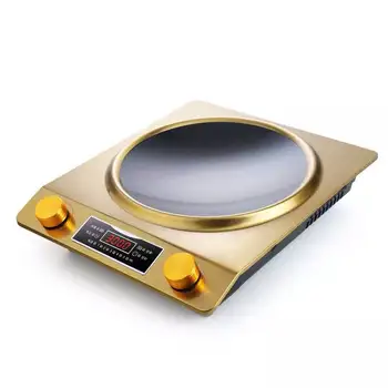 

3000W Electric Induction Cooker High Power Recessed Panel Induction Cooktop Waterproof Intelligent Appointment Kitchen Appliance