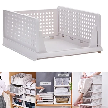 

Wardrobe Partition Board Rack Home Drawer Clothes Storage Box Cabinet Rack @LS