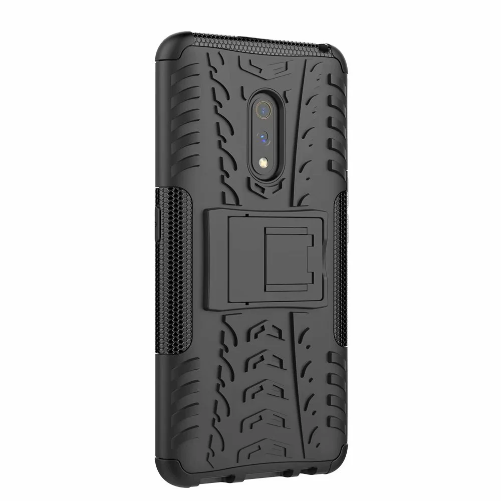 Для OPPO Realme X K3 3 3Pro чехол жесткий пластиковый мягкий силиконовый гибридный бронированная подставка PC+ TPU чехол для OPPO Realme 3 3Pro C2 A1K чехол