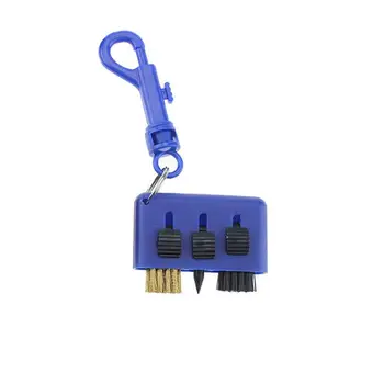 

3-in-1 Golf Clean Brush Pocket Multi Tool Golf Club Grooves Putter Wedge Ball Brush Cleaner Tool Golf Easy To Cleaning