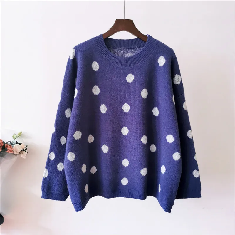 Осень и зима 2019 корейский вариант длинный рукав женский пуловер свободный свитер