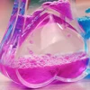 Double Heart Floating Liquid Oil Acrylic Drip Oil Hourglass Timer Motion Bubble Oil Hourglass Liquid Hourglass Timer Home Decor 5
