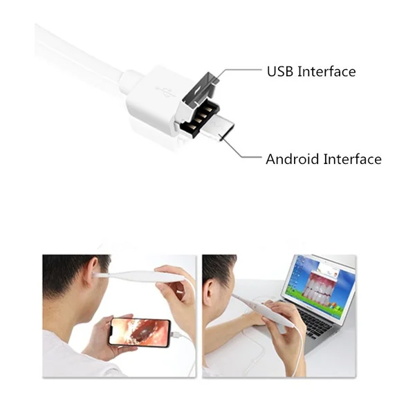 USB камера для контроля полости рта, водонепроницаемый светодиодный светильник 720P HD, эндоскоп для отбеливания зубов, набор для стоматолога, видео, стоматологические инструменты