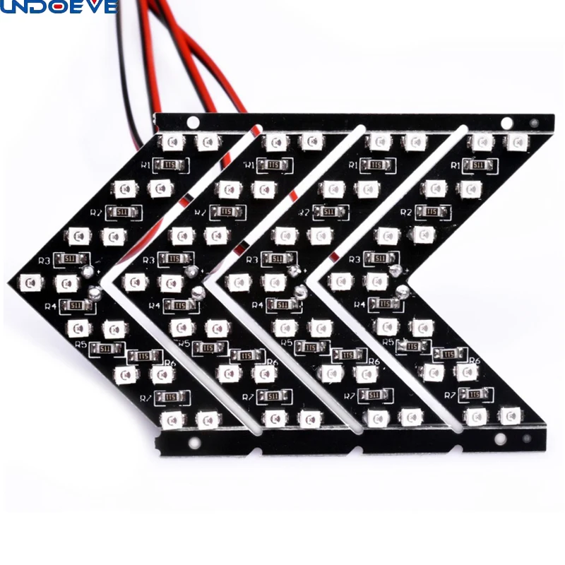 14 SMD Светодиодная Стрелка Панель автомобиля заднего вида Индикатор для зеркала поворотной сигнальный светодиод автомобиля заднего поворотного сигнала автомобиля сигнала поворота автомобиля в сборе