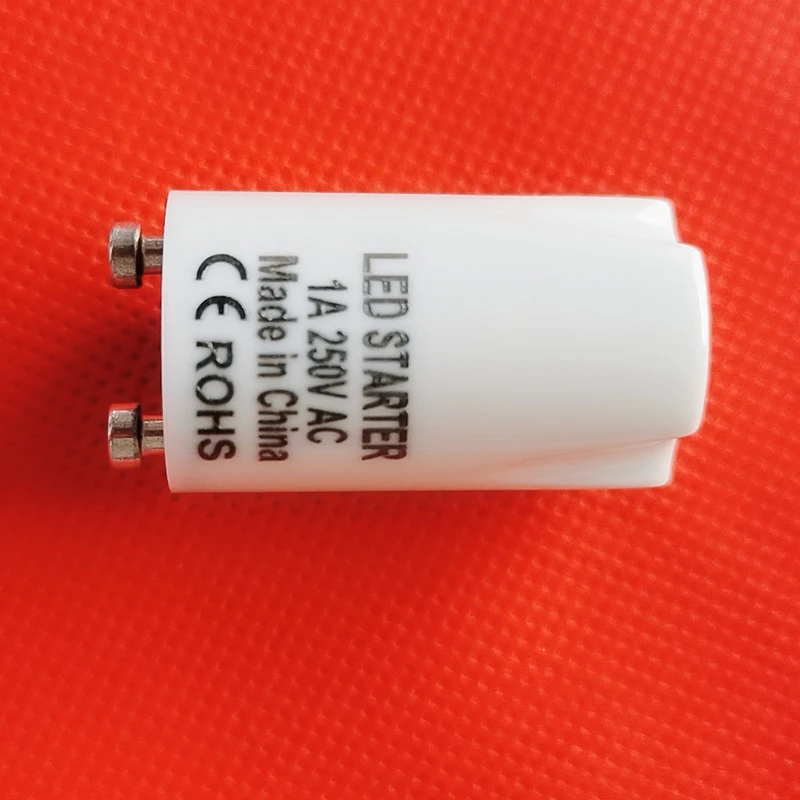 10pcs/lot LED Starters for LED Tubes Use Only 250V/1A 4-80W Tube Protection Inductance Ballast Remove Fuse Starter fluorescent starters