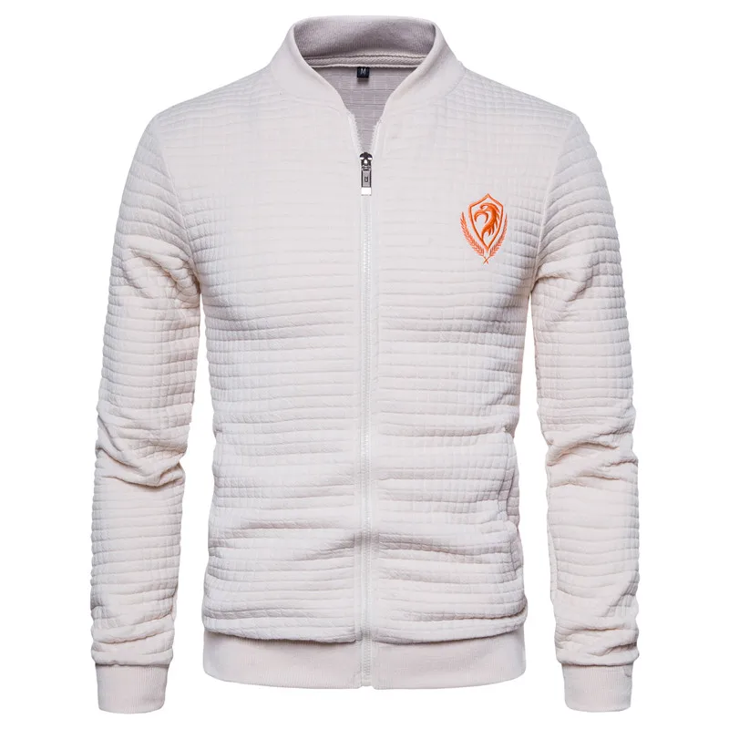 Мужские куртки и пальто Мужская Осенняя Новая модная куртка бомбер на молнии