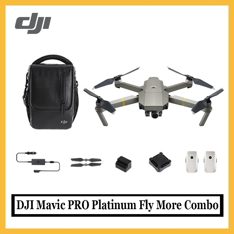 Набор DJI Mavic PRO Platinum Fly More Combo Квадрокоптер вертолёт Дрон новый оригинальный в