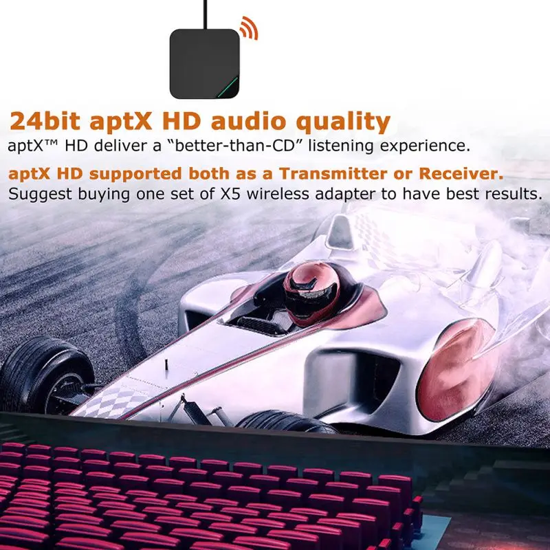 Аудио адаптер оптический Toslink/3,5 мм AUX/SPDIF Bluetooth 5,0 передатчик приемник