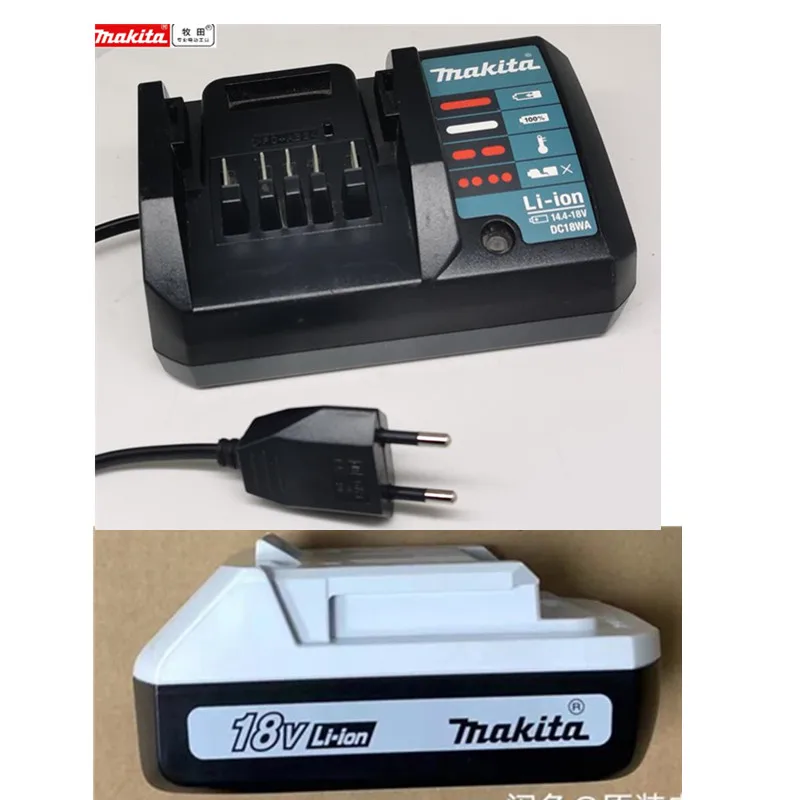 Зарядное устройство DC18WA для MAKITA 630823-8 BL1411G BL1811G BL1815G BL1413G UH522D UM167D UR180D DF457D DF347D HP347D TD126D