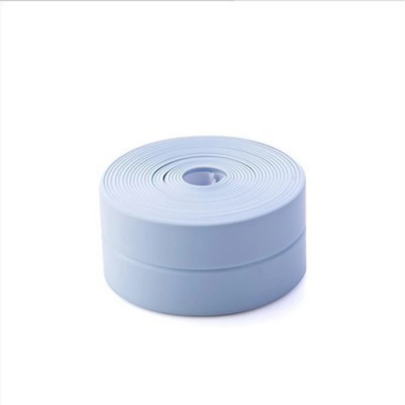 Narrow blue 3,2 см x 2,2 см, уплотнительная лента для раковины для ванной и душа, клейкая лента, самоклеющаяся Водонепроницаемая Наклейка на стену для ванной и кухни - Цвет: Narrow blue