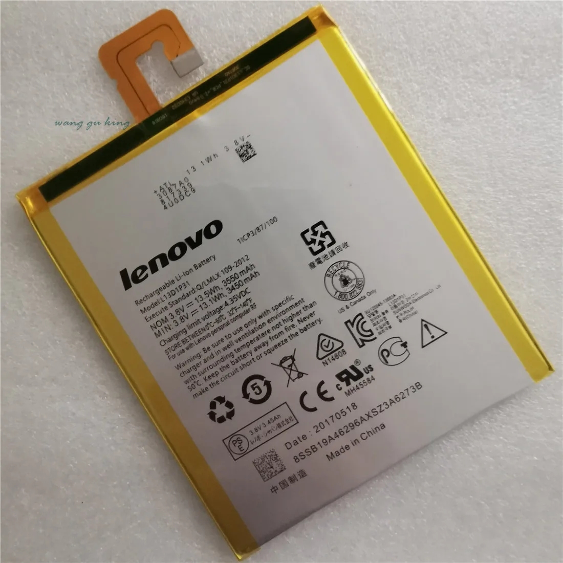 L13D1P31 Батарея для lenovo Pad A3500 S5000 S5000-H tab3 7 TB3 710i 710F tab 2 A7 A7-30 A7-10F A7-20F Батарея