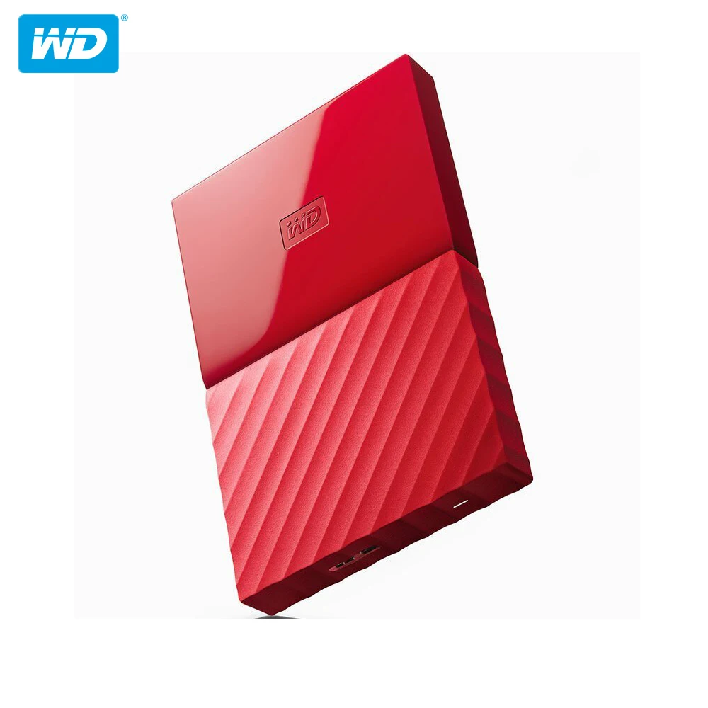 Портативный внешний жесткий диск Western Digital My Passport HDD 1 ТБ 4 USB 3 0 с кабелем Windows Mac 100%