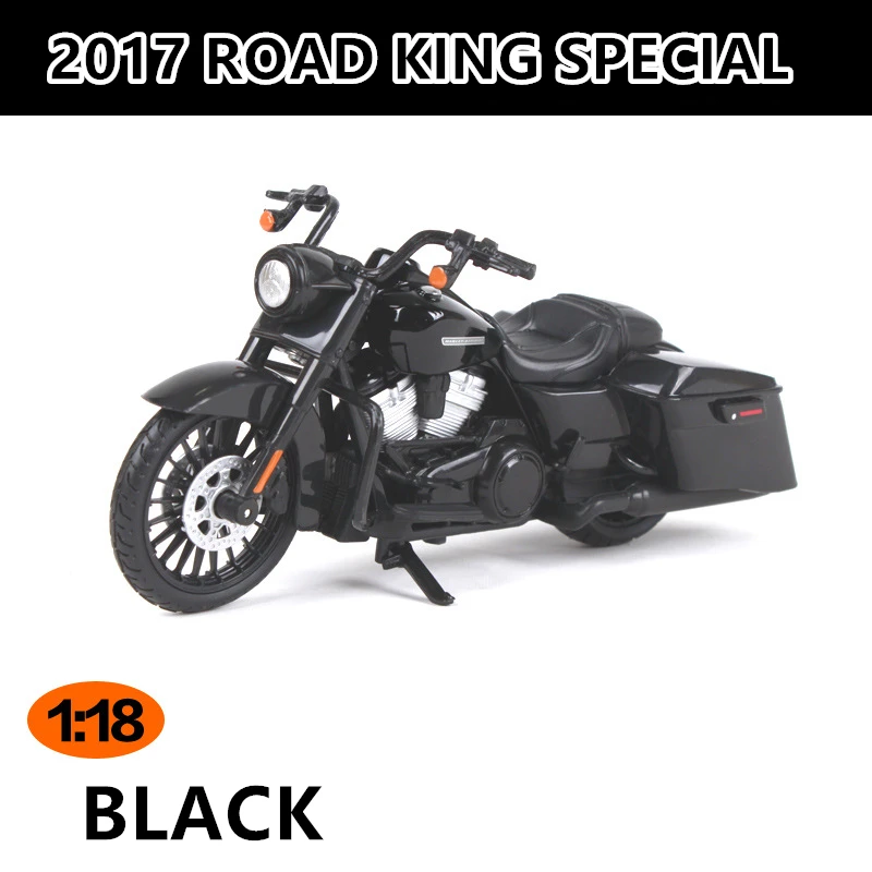 Maisto 1:18 мотоцикл Harley оригинальная Авторизованная модель мотоцикла из сплава игрушечный автомобиль Коллекционирование - Цвет: 2017