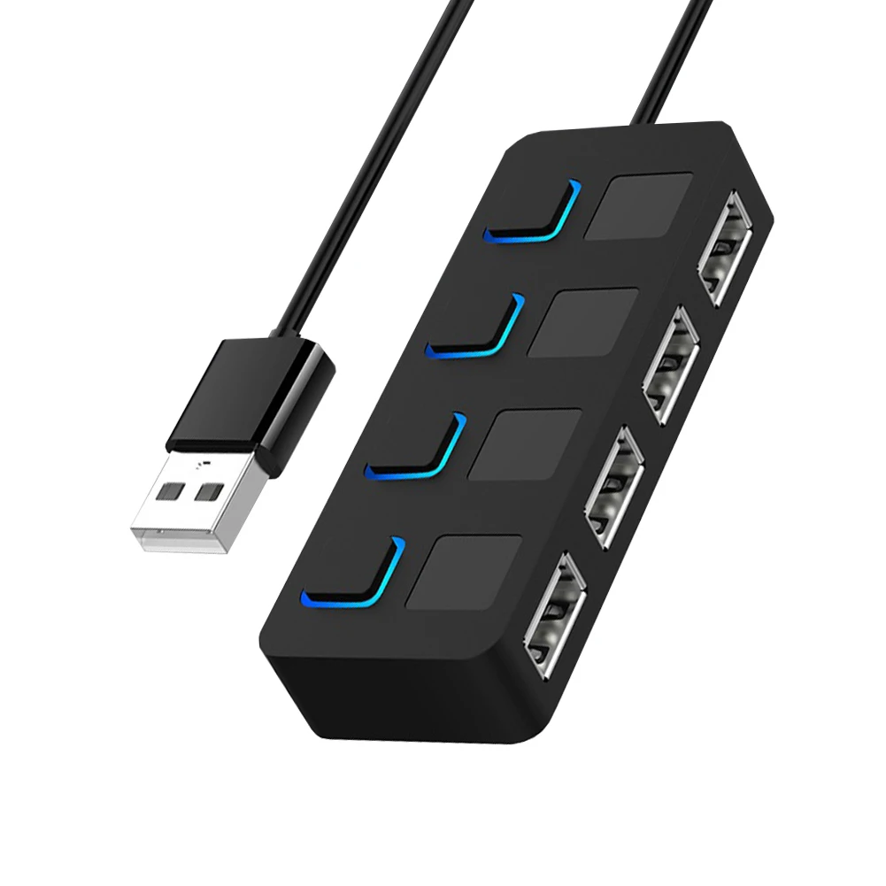 Usb 2.0 Hub Multi Usb Splitter 4 Ports Expander Multiple Usb Power