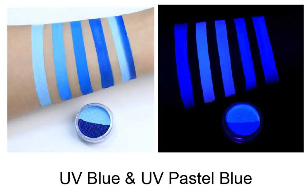 NEON UV Grow Split Eyeliners Water Ativated Face Body Candy Color Fluorescent Paint Pigment 2022 Hydra Eyeliner 3