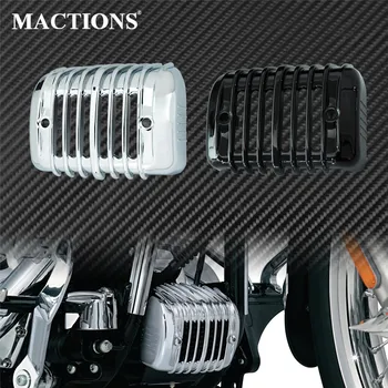 

Motorcycle Voltage Regulator Cover Fairing Plastic Black/Chrome For Harley Softail Springer Heritage FatBoy Breakout Classic FXS