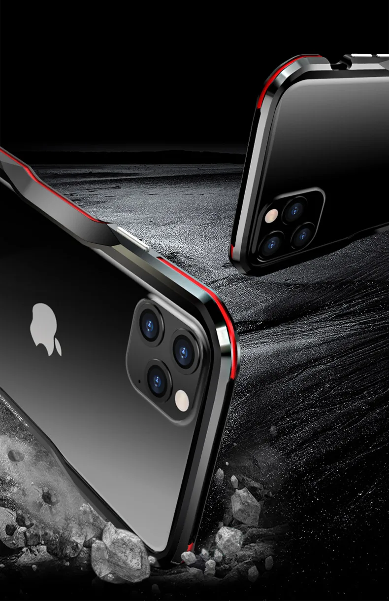 BuzzLee модный дизайн рамка защитный авиационный металлический бампер для iPhone 11 11Pro 11Pro Max телефонный чехол