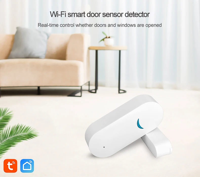 emergency call button for elderly Tuya WiFi Door Window Sensor App Open / Closed Detectors Notification Alerts Smart Home Security keyboard alarm