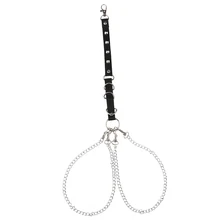 Панк эластичные кожаные ремни тела Ожерелье Рок подвязка на бедро ремень ноги жгут