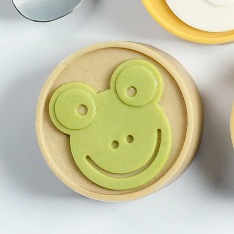 Силиконовые формы для мыла в виде животных, формы для торта, шоколада, DIY формы для мыла ручной работы - Цвет: Cute Frog