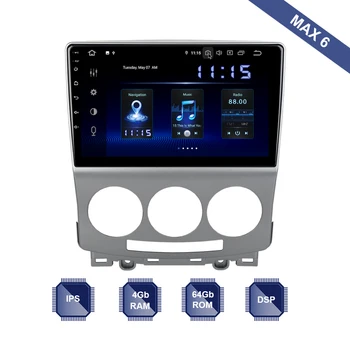 

Android 9.0 Car Radio 2 Din GPS Navi for Mazda 5 2005 - 2010 Car Multimedia PX6 DSP IPS HDMI 4Gb+64Gb Android auto Carplay Map