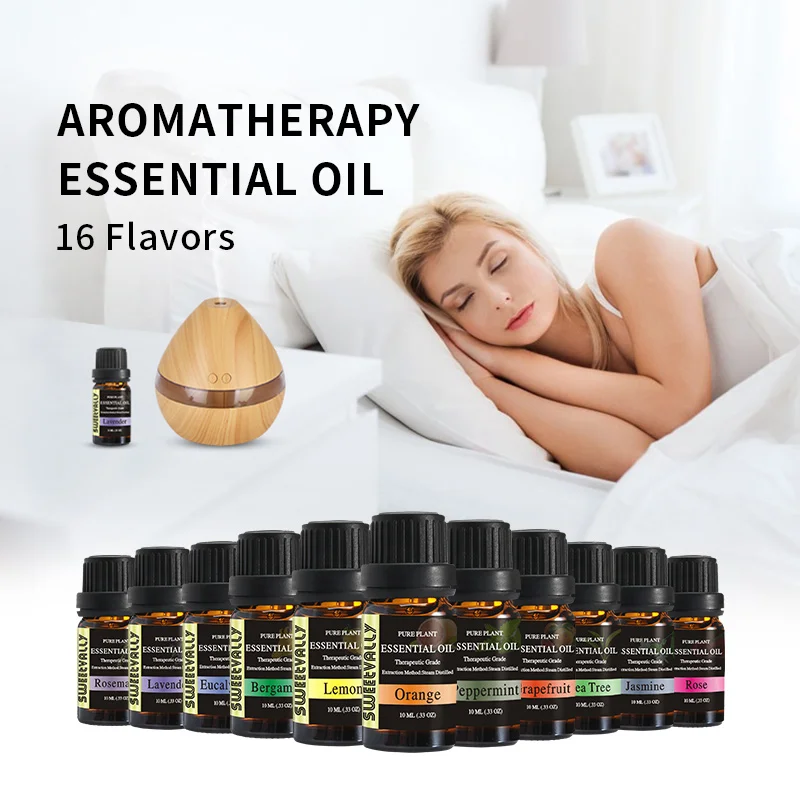 

10ml Bergamot Essential Oil for Diffuser Aromatherapy Oil Pure Aroma Oil Water-soluble Essential Oils body massage oil