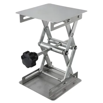 

Adjustable Stainless steel Laboratory Lab-Lift Lifting Platforms Jack Scissor Lift Platform / Foldable Lifting Table Pad
