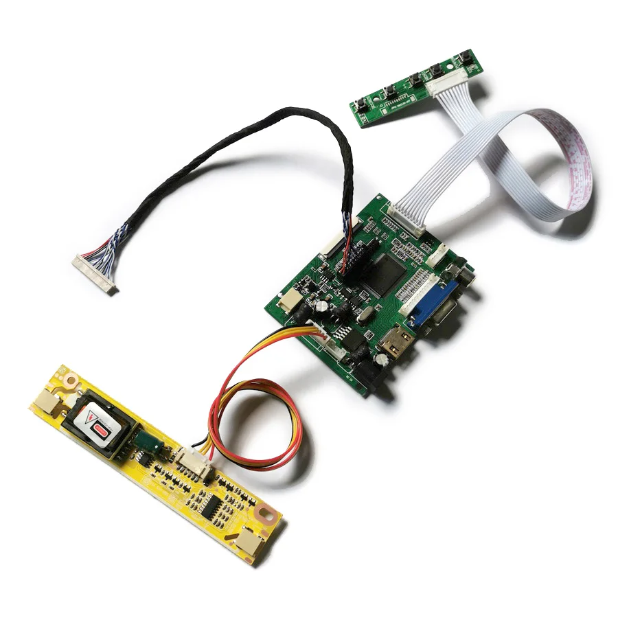 2-Ccfl Lvds 20-Pin Vga + 2Av Fit Muslimb/Muslimah/Muslimate Controller Board Kit Fai Da Te 1024*768 Display Lcd Matrix