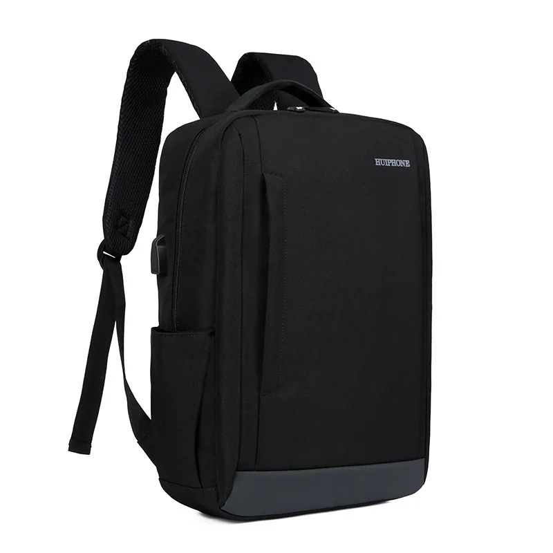

Multi-functional men's backpack 14-inch 15.6-inch laptop bag usb business backpack student school bag logo custom
