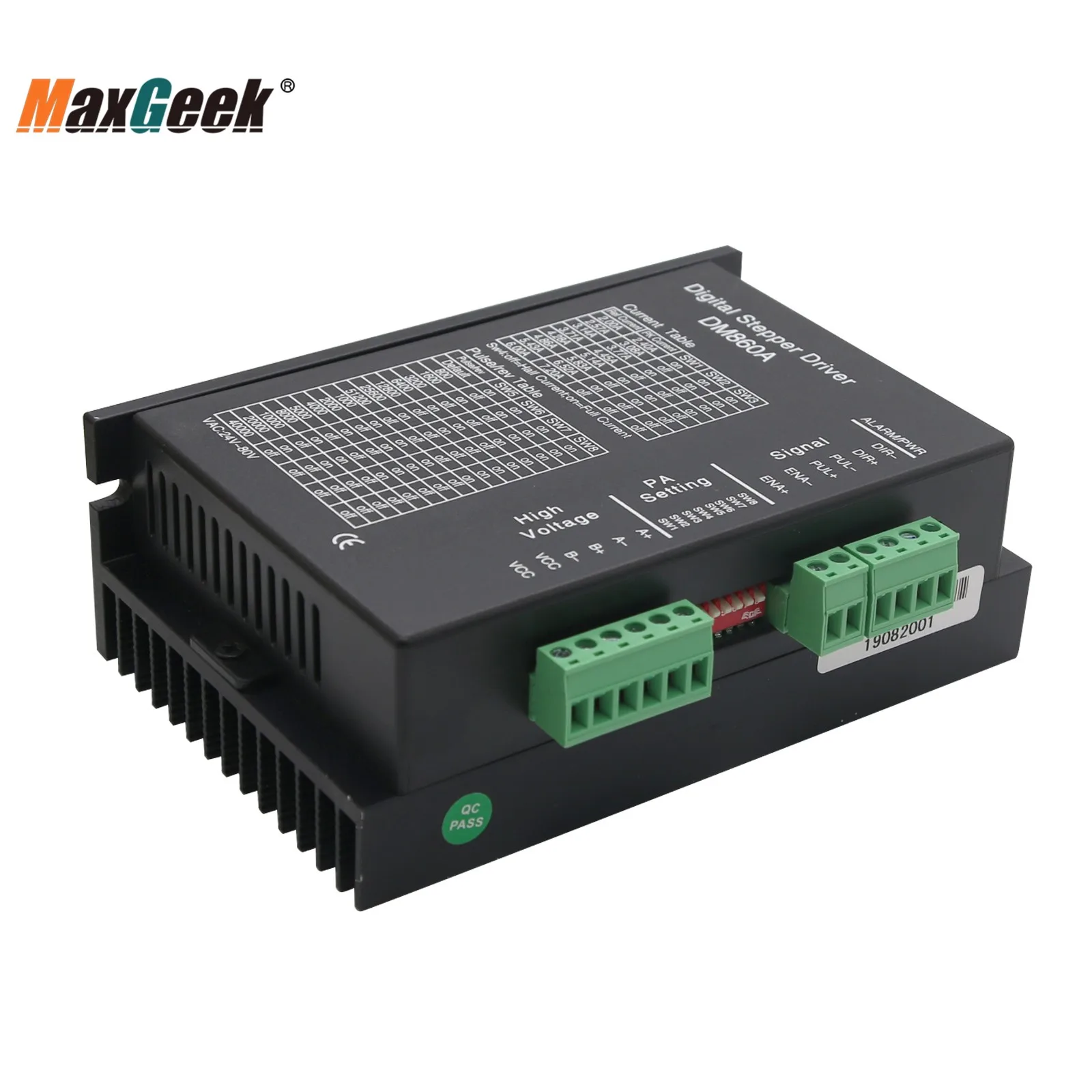 Драйвер шагового двигателя Maxgeek DM860A 86 110 двухфазный цифровой шаговый привод