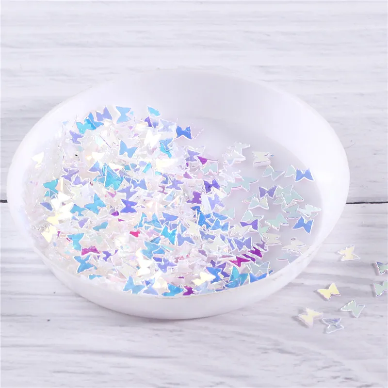 Vibrant Butterfly Nail Sequins – 12 Color Set for DIY Nail Art Decoration (10g)
