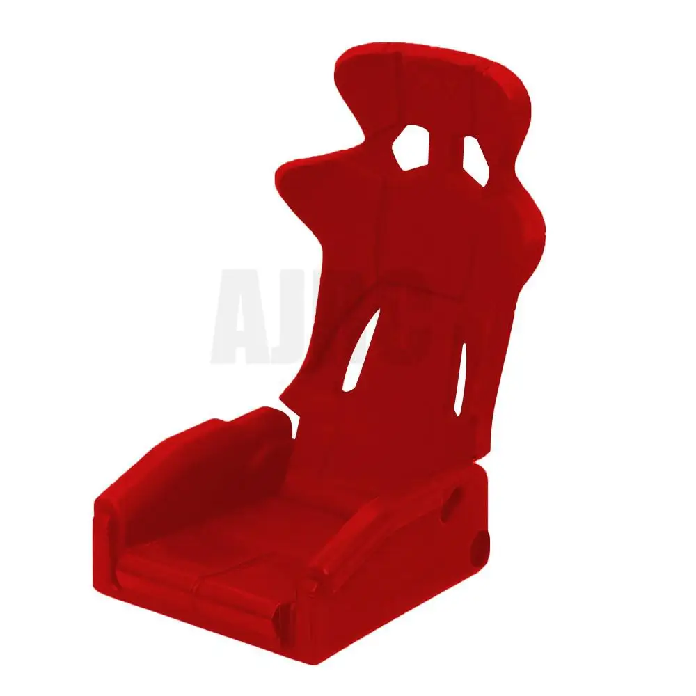 Black/red/blue simulated driver\'s seat, suitable for 1:10 RC tracked axial SCX10 90046 WRAITH RR10 TRX4 TRX6 D90 D110 RGT