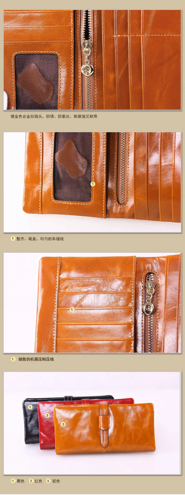 Стиль длинный женский бумажник из натуральной кожи, большой вместительный кошелек, маленькая сумка для мелочи
