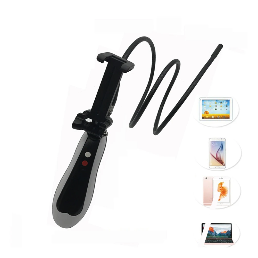

1M Hard Cable Handheld Android Endoscope 8mm Lens 6LED Waterproof Wifi Endoscope Camera Inspection Camera^