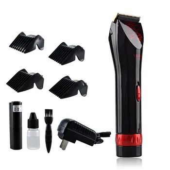

Men'S Cordless Haircut Adjustable Ceramic Blade Professional Rechargeable Hair Clipper Knife Head Digital Hair Trimmer