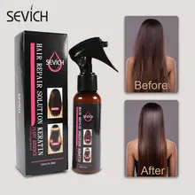 Sevich Virgin olive oil Hair Repair Solution Spray Hair Care 100ml Repair Keratin Hair Spray For Dry Frizzy Damaged Hair
