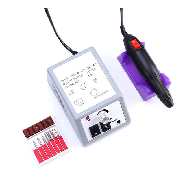 Pro Electric Nail Drill Machine 25000RPM Pedicure Machine Set Electric Manicure Drills Accessory Pedicure Kit Nail Tools