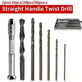 

HSS M35 Co Drill Bit Twist Hole Drill Bit Set 1mm 1.5mm 2mm 2.5mm 3mm for Steel/Stainless Steel/Wood 1pc/10pcs/20pcs/50pcs