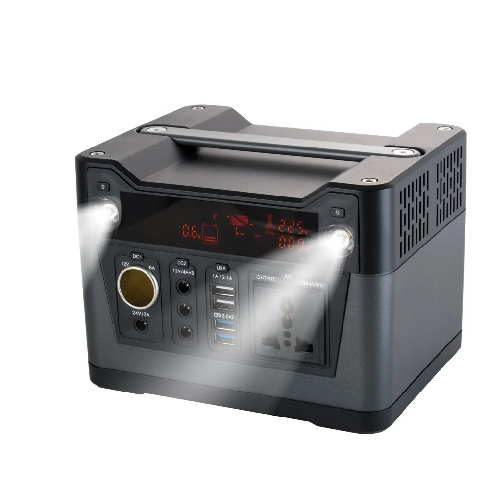Off Grid 300W Solar Home System with 280WH battery and 12.75V solar panel for Small Home Electricity Use