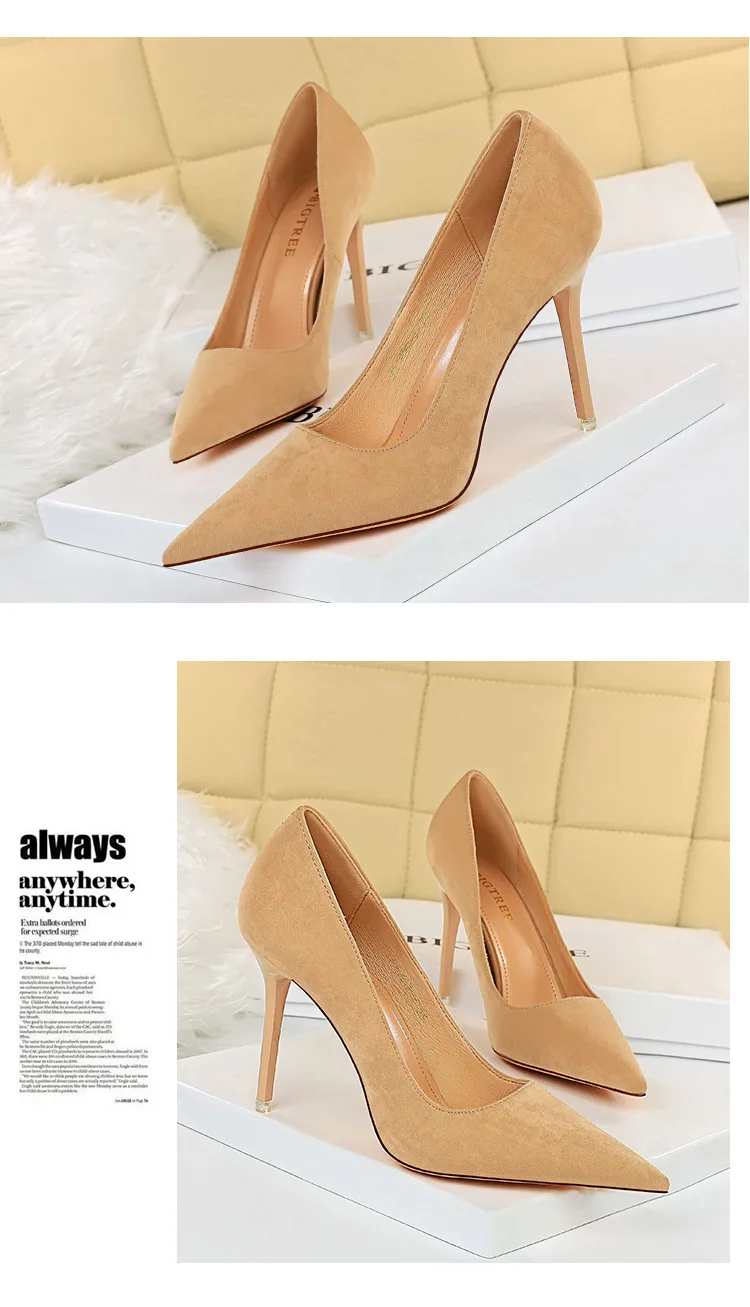 Shoes Suede Women Pumps New High Heels Fashion Sexy Party Shoes Stiletto Ladies Shoes Women Heels Plus Size 42 43 5 Shoes Suede Women Pumps New High Heels Fashion Sexy Party Shoes Stiletto Ladies Shoes Women Heels Plus Size 42 43