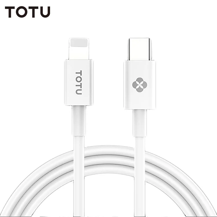 TOTU, 1,2 м, PD, быстрая дата, USB кабель для зарядки, TPE type-C-Lightning, для iPhone X 8, 7 Max, для Ipad, мобильный телефон, Дата-кабель