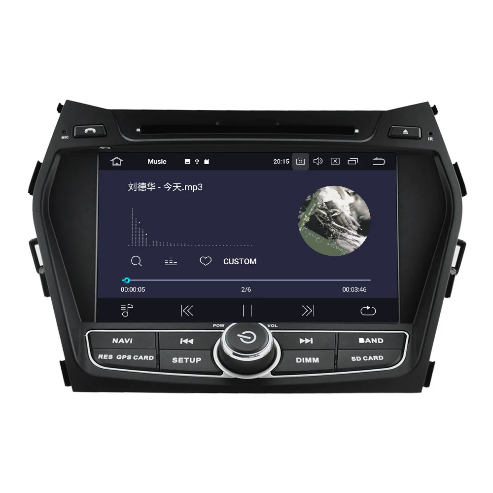  Android 9.0 4+ 64GB px5 Built in DSP Car DVD Player Multimedia Radio for Hyundai IX45 Santa fe 2014