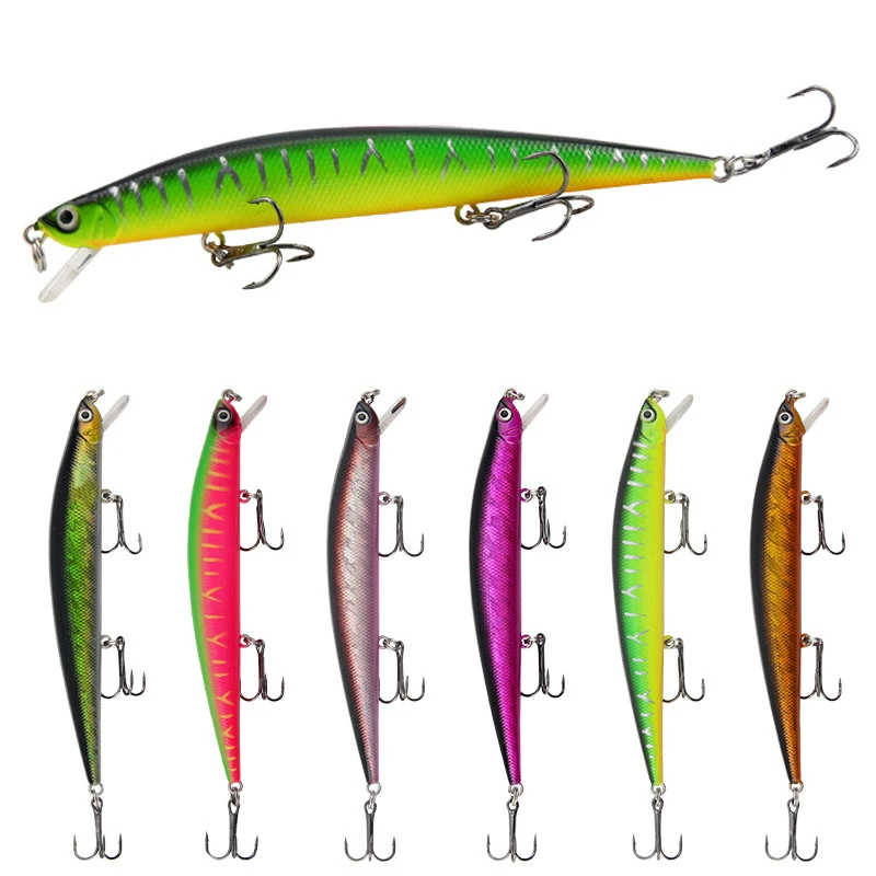 

1pcs 11.5g 12.6cm Fishing Lures Minnow Wobbler Floating Bass Trolling Artificial Hard Bait Crankbait Carp Pesca Fishing Tackle