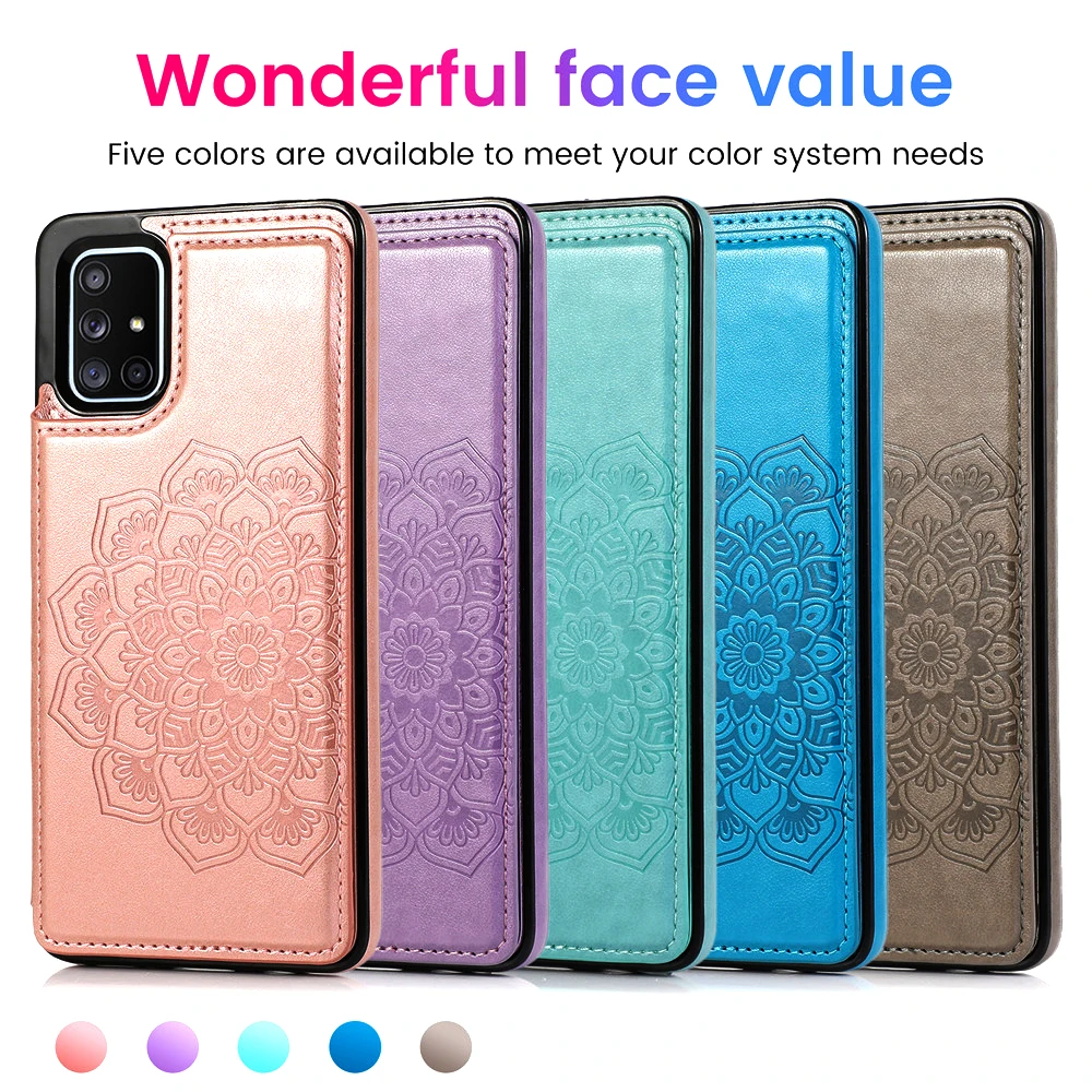 Wallet Case For Samsung Galaxy A52 A72 A12 A32 A22 A82 A51 A71 A21S A50 A70 A40 A30 A20 A10 S A81 A90 Leather Card Phone Cover - Image 6